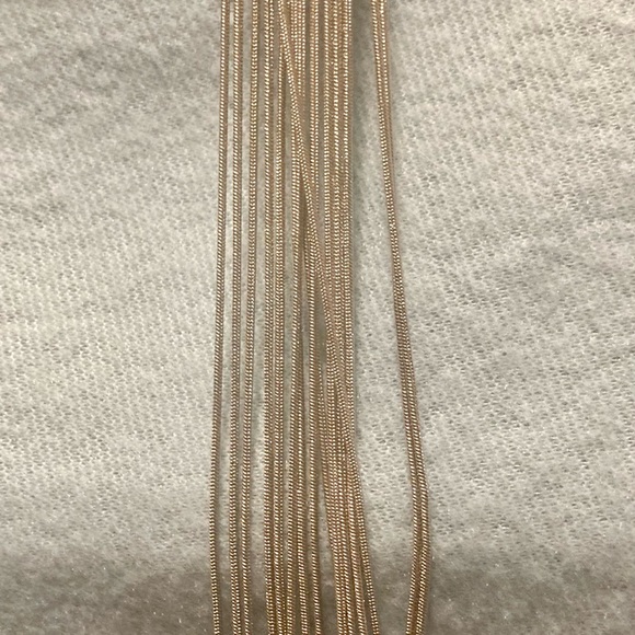 Multi-layer silver necklace - Picture 4 of 5